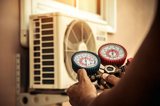 Professional Furnace Repair technician working in Blue Jay, CA